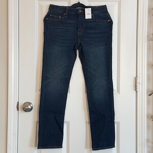 J Crew Boys' Dark Blue Wash Denim Jeans Slim Fit